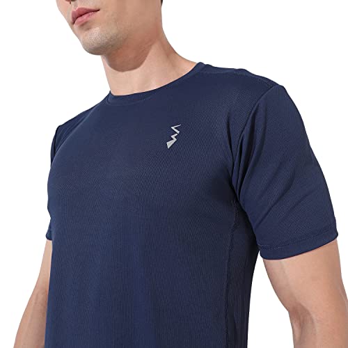 Image of Campus Sutra Men Polyester Regular Fit T-Shirt