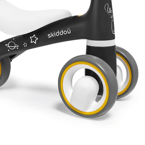 skiddoü Kinderlaufrad Berit, Dreirad, Schieber für Kinder, Fahrrad ohne Pedale, Fahrradfahren Lernen, DREI 6" Eva-Räder, Rutschfester Griff, bequemer Sitz, leichte Konstruktion 2 kg, grau – Bild 7