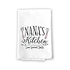 Honey dew gifts nanas kitchen love served daily cotton flour sack dish towels 27 inch by 27 inch made in usa grandma gifts nana kitchen gifts grandparents day gift 10043  urban country home decor