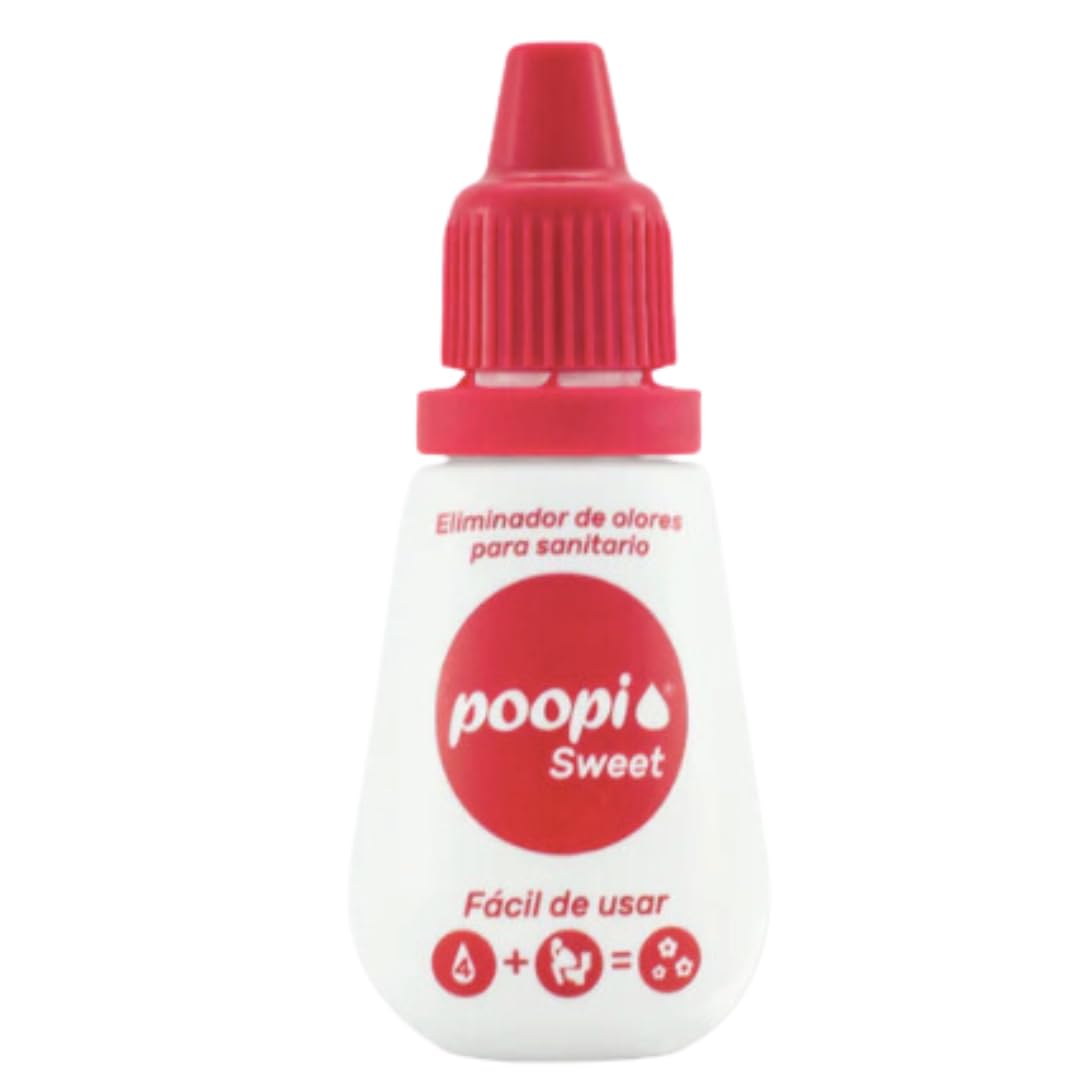 Drops - Before you go - Toilet Drops - Deodorizer odor eliminator - Toilet freshener - Say Goodbye to bad odors with Poopi toilet odor eliminator (Sweet)