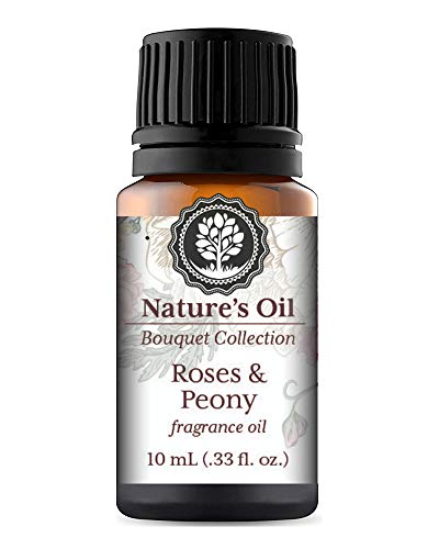 Image of Roses and Peonies Fragrance Oil 10ml for Floral Diffuser Oils, Making Soap, Candles, Lotion, Home Scents, Linen Spray and Lotion