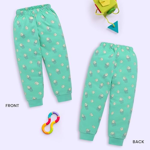 Image of LuvLap Baby Boys & Girls 100% Cotton Pyjama Sets, Pack Of 4