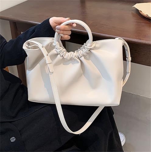 Women Slouchy Purse Vintage Top Handle Bag Soft Pu Leather Crossbody Bag Large Tote Purse Chic Handbags for Work Travel Daily4
