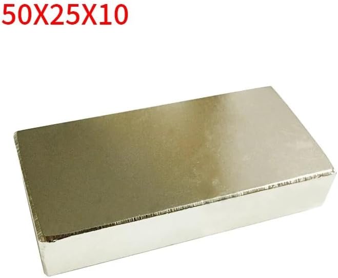 Neodymium Block 50 * 25 * 10mm Rare Earth Neodymium Bar magnet(1pcs)