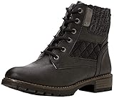 Weicher Gehcomfort Jana 8-8-26210-21 001, Damen Combat Boots, Schwarz (Black 001), 38 EU (5 UK)