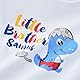 WAWSAM Kleiner Bruder Bodys Baby Junge Dinosaurier Bodysuit Kurzarm Kleinkind Geschenke 100% Baumwolle Dino Babybody Kleiner Bruder Outfit Neugeborene Strampler(Weiß, 3-6 Monate)