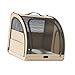 MotiveTech Cat Backpack Carrier, Travel Carrying Bag, Pet Backpack Pet Carrier, Multifunctional for Doggy, Beige