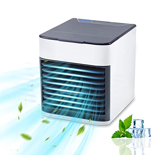 Enfriador de aire personal, ventilador portátil USB...