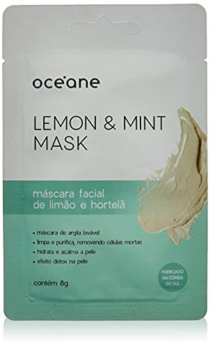 Océane - Máscara Facial Limão e Hortelã, Lemon end Mint Mask, Océ...