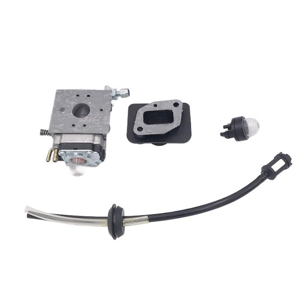 Conector de Base de carburador, Manguera del colector de admisión, Compatible con desbrozadoras de 43 CC, 52 CC, 40-5, BC430, CG430, 40-5, CG520, 1E40F-5, 44F-5 Piezas de jardín