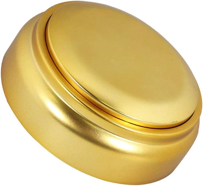 MakeSound Recordable Sound Button, Funny Talking Button Custom Office Desk Pets Gag Gift 30 Seconds, Batteries Included - Newest Shiny Color (Gold-M5)