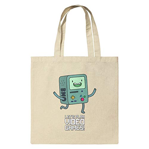 Adventure Time BMO Play Video Games Grocery Travel Reusable Tote Bag