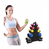 FAVOMOTO Kurzhantel- Aufbewahrungshalterung Display- Rack Kurzhantel- Halteständer Hantel Rack Halter 3 Stufige Hantel- Ständer, Hantelständer Hantelablage Aufbewahrungsständer