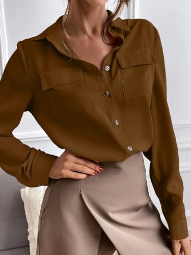 Image of GRECIILOOKS Shirt for Women Stylish | Long Shirt for Women | Oversized Shirt for Women | Women Shirt | Tops for Woman