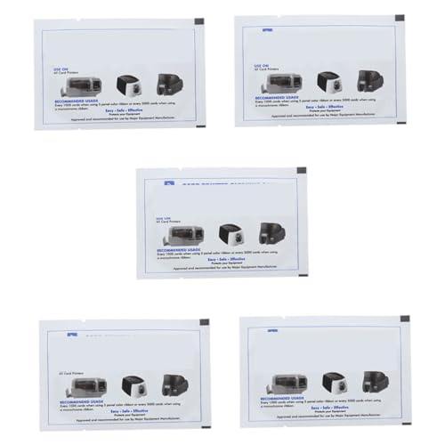 DIYEAH PVC���v�����^�[���p�N���[�j���O�J�[�h 5���Z�b�g ���|�p�i �ȒP���� �����h�~ �֗��ȃ^�[�~�i���N���[�i�[