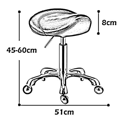 Tabouret de traitement contre le mal de dos chaise de selle réglable - 3
