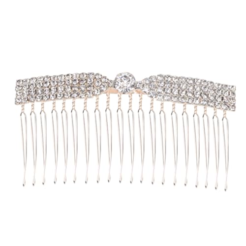 FRCOLOR バンコーム ヘアコーム ブライダルヘッドピース 結婚式用サイドコーム スタイリングヘアクリップ 弓のヘアクリップ ブライダルコーム ヘアインサートコーム クリエイティブヘアピン