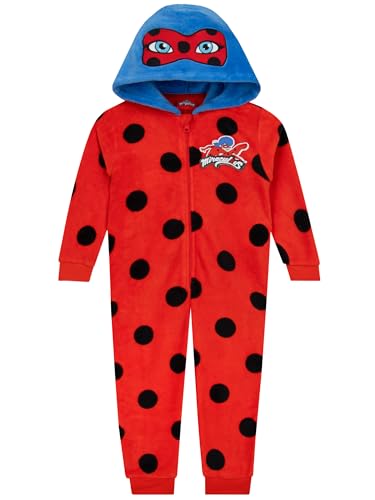 Miraculous Girls Onesie Lady Bug Onesie For Kids Fleece Kids Onesies Red 7-8 Years