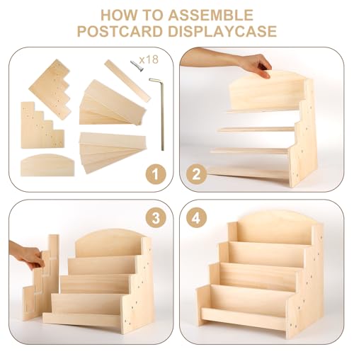 Exood DIS001 Greeting Card Organizer Display Stand ,Multi-Purpose Sticker Display Stand For Vendors , Counter Retail Display Rack thumb #6