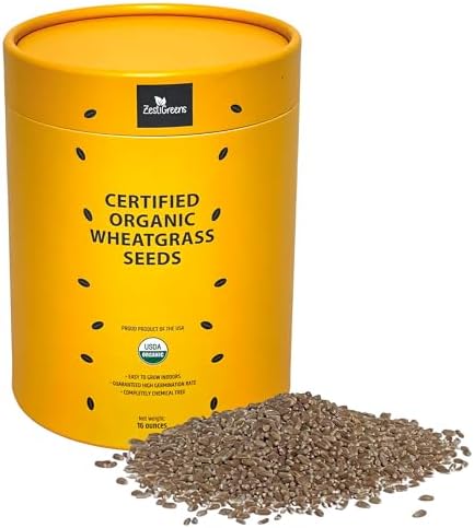 Amazon.com : Living Whole Foods Certified Organic Wheatgrass Growing