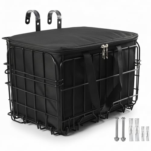 Panier avant de vélo anti-secousse pour transporter vos objets fragiles sans risque