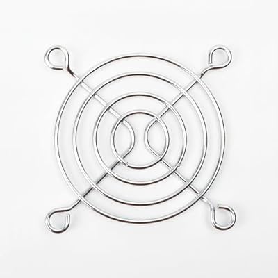 Galvanized Metal Fan Guard Mesh Cover for Axial Fans and Cabinet Vents, Silver Wire Grille Protection