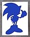 Price comparison product image Sonic The Hedgehog Sticker Decal Wall Window Car Door Home Sega Mega Drive Gamer Game Vinyl (Medium - 18cm x 14cm)