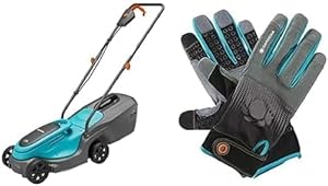Akku-Rasenmäher PowerMax 30/18V P4A Solo + System Akku P4A PBA 18V/45 2, 5 Ah + Gerätehandschuh Größe 9/L