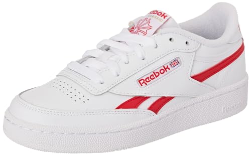Reebok Club C Revenge, Zapatillas de Deporte, Unisex Adulto, Ftwwht Vecred Ftwwht, 41 EU