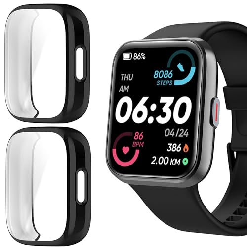 Coque souple ID208 Plus noire en TPU antichoc haute sensibilité pour montre Enomir et WMK