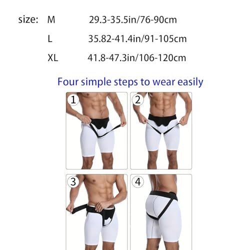 Faja para Hernia Inguinal Banda Abdominal Talla M miniatura 2