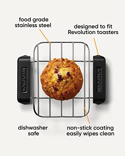 Warming Rack For Revolution Toasters (Accessory Only) – Warm Up Croissants, Buns, Muffins, Pastries, Cookies, Pizza And More With Your Revolution Toaster #TOP5