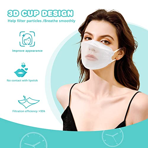 Image of KN95 Face Masks 50 Pack 4 Layers Tie Dye Breathable Safety Respirator Multicolor Cup Dust Disposable KN95 Mask Adult
