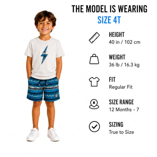 Image of Volcom Baby Boys Swim Set - 2 Piece Short Sleeve Swim Shirt Graphic Tees & Board Shorts - Infant Toddler Little Boys Swimsuit