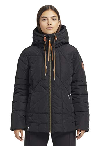 Preisvergleich Produktbild khujo Damen Steppjacke JADEA hüftlange Winterjacke Steppjacke mit Kapze und Fleecefutter