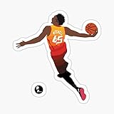 Donovan Mitchell 'The Spida' Dunk Minimalist Art // Phone case, Shirts, Stickers and More Sticker - Sticker Graphic - Auto, Wall, Laptop, Cell, Truck Sticker for Windows, Cars, Trucks