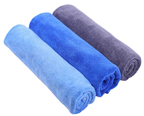 BW&HM Lot de 3 Serviettes de Sport 40x80 cm