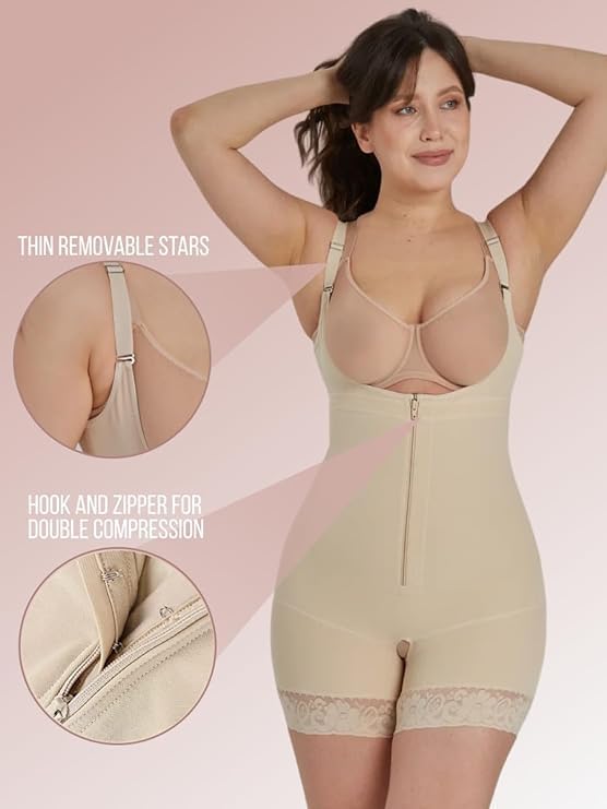 Body Suit Shapewear for Women Tummy Control - Fajas Colombianas - Body Shaper Bodysuit - Image 3