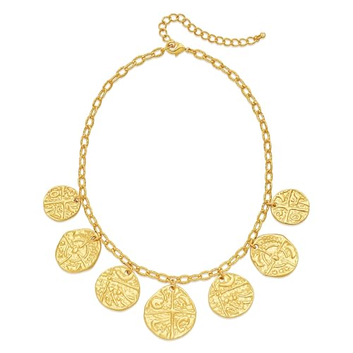 Collier ras du cou épais femme orné d'un pendentif texturé aux finitions soignées