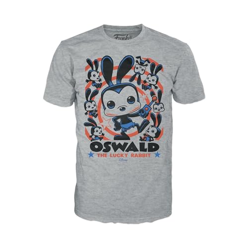 Funko Boxed Tee: Disney - Oswald - Extra Large - (XL) - T-Shirt - Vêtements - Idée de à Manches Courtes pour Les Adultes Les Hommes et Les Femmes - Produits Officiels Fans
