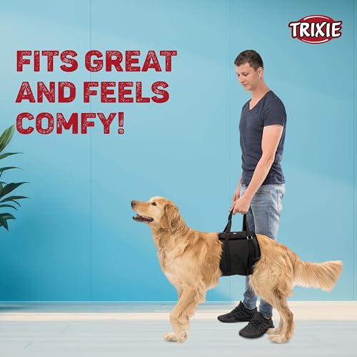 Image of TRIXIE Lifting Aid for Dogs, Support Harness (M, Walking Aid) | Support