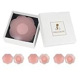 Inkuonte NNipple Covers Silicone Pasties For Women - Adhesive Petals Nip Covers Reusable Nipplecover