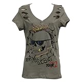 Ed Hardy Women's Shirts in Grey Death or Glory Tour 72 (L)