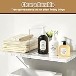 6 Pack Clear Acrylic Shelf Dividers for Closet Organization, Purse Organizers for Closet, Clothing Dividers, Handbag Organizers for Shelves in Bedroom and Office - Image 4