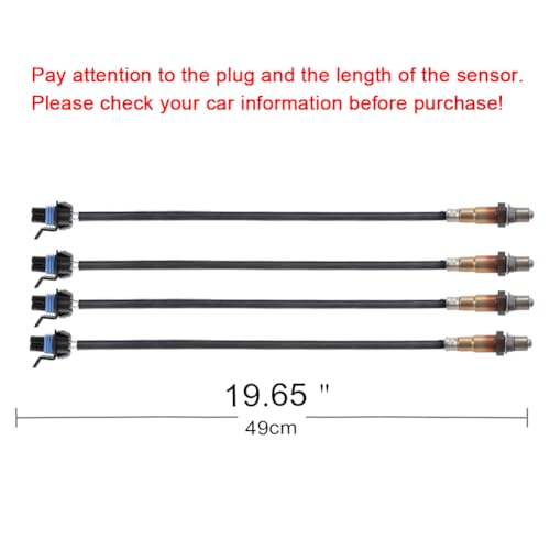 Sensor de Oxígeno JDMON 4 piezas para Buick, Chevrolet, GMC miniatura 6