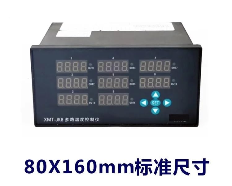 Controlador de temperatura PID de 8 canales con entrada tipo K, control de temperatura multicanal(DXL360S(non-magnetic))