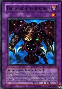 Yu-Gi-Oh! - Restricto de los mil ojos (DL1-001) - Tarjeta de Premio de la Liga de Duelistas - Edición Limitada - Super Raro