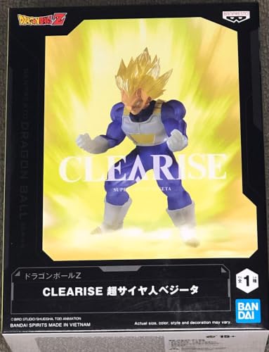 Banpresto Figura de Accion Dragon Ball Z Clearise Super Saiyan Vegeta 14cm BP18855 Multicolor