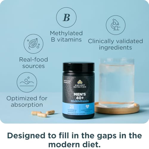 Ancient Nutrition Men's 40+ 3-Day Multivitamin, 90 CT - image 4
