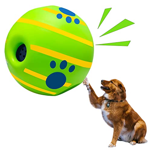 Wobble Giggle Ball for Dogs Interactive Dog Ball Funny Squeaky Sound